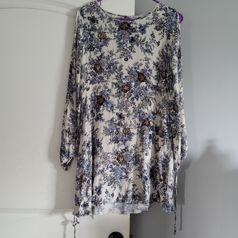 Somber Floral Dress